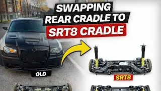 INSTALLING 2014 SRT8 cradle into 2005 Chrysler 300c