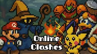 SSF2 Black Mage and Mario Online Vs