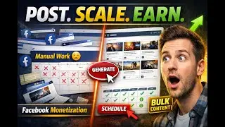 Facebook Content Monetization : Facebook Pages at Scale (My Exact Workflow)