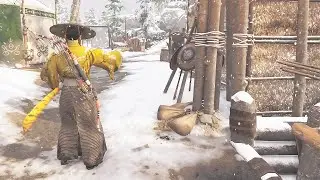 Ghost of Tsushima: Precision Samurai Combat & Stealth in Yellow Ronin Attire
