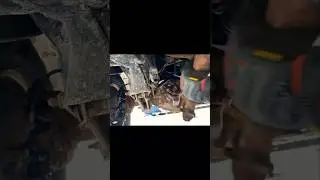 Did a rusty U-joint, the hard dirty way. #automobile #ujoint #ram #ram2500 #diy #shitbox #funny #lol