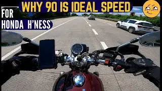 Why 85-90 km/h is Ideal on Honda H'ness 350
