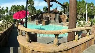 Disney's Yacht & Beach Club Resort Slide at Stormalong Bay (Flying Jib) Walt Disney World POV