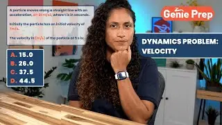 FE Exam Review Series | Dynamics - Velocity Problem