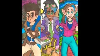 Speed Drawing - Fantasy Characters (9/18/21)