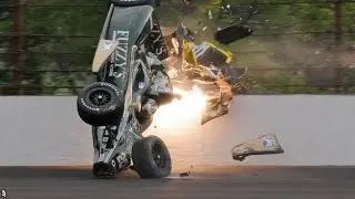 Ed Carpenter Incident FULL - Indianapolis Motor Speedway BIG ACCIDENT