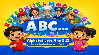 ABC Rhyme | Alphabet Jobs A to Z 🎵 | Learn ABCD | Kids Learning Song @AlphaJingle  in Hindi