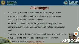 IOT based robotic Monitoring in power systems