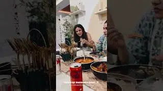 JasLy's dinner party with Raftaar and friends 😍❤️🧿. #jasly #alygoni #jasminbhasin #raftaar #reels