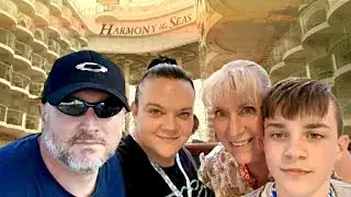 Harmony of the Seas Day 1 - Embarkation - Galveston Cruise Port