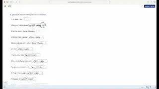 Dropdown menu exercises