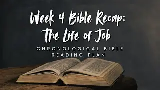 Week 4 Bible Recap &ndash; The Life of Job