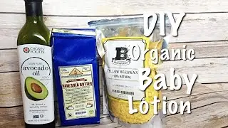 DIY the best organic baby lotion without coconut oil