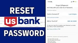 Как сбросить пароль от онлайн-банкинга US Bank (решено)