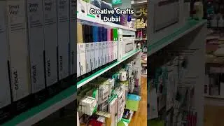 UAE&rdquo;s most loved Arts and Crafts store.#cricut#artsandcrafts#dubai#resin#soapmaking#candlemaking