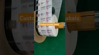 Custom printed self-adhesive labels, stickers, and product labels with custom colors and designs.