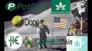 CRYPTO WEED COINS TO THE MOON!!! PotCoin, HempCoin, & DopeCoin BOOMING!
