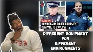 AMERICAN REACTS TO How does UK Police Equipment compare to US Cops?