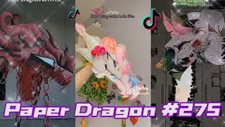 Dragon Puppet Crafts - Paper Dragon TikTok Compilation #275