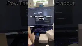 The Hardest Part about Reselling #unboxing #reselling #shipping #money #business