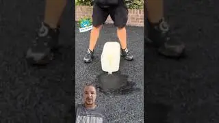 The asphalt that absorbs water! What do you think? #tricks #asphalt #innovation