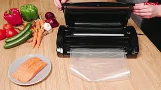 Vacupack Plus de Tefal, comment pr&eacute;parer un sachet &agrave; partir d'un rouleau