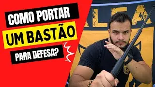 Como portar um Bastão Retrátil / Tonfa