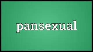 Pansexual Meaning