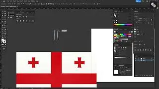 How to Draw the Flag of Georgia (Country) | Step-by-Step Art Tutorial for Beginners