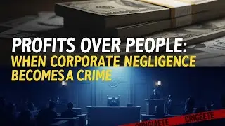 Profits Over People When Corporate Negligence Becomes Crime