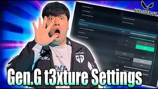 How Gen.G Dominates Ranked With t3xture Valorant Settings 2026