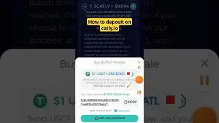 how to deposit on #catly and start earning daily