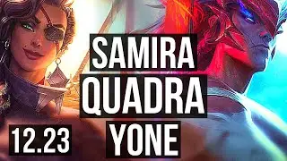 SAMIRA & Elise vs YONE & Yuumi (ADC) | Quadra, 500+ games | KR Master | 12.23