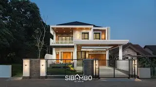 RUMAH SEJUK DI DESA YOGYAKARTA, MODERN 2 LANTAI 4 KAMAR TIDUR DI LAHAN 11 X 32 METER | HOUSE TOUR