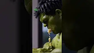 Hulk Eating Rice 🍚 | AI Hulk Short Video #hulk