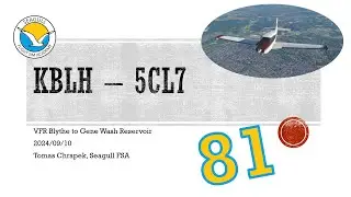 Mountain on a Final | VFR Blythe to Gene Wash | Group Flight 081