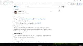 SteemPlus bug tip below the username
