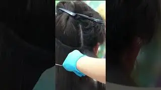 This is how keratin treatment is done in the saloon #keratin