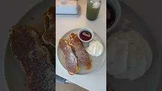 *ASMR* BACON PANCAKES! #cooking #breakfast #pancakes #kitchen #recipe #bacon