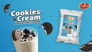 How to make cookies and cream milk tea | Milk Tea Recipe Idea |  inJoy Philippines Official