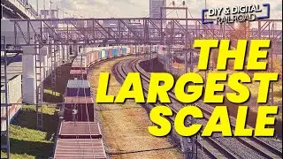 HUGE! How to build a 1:1 Scale Model Railroad