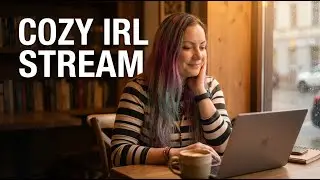 🔴 Cozy IRL Stream: Ukrainian Girl in Ireland - Coworking & Chatting Vlog [#514]