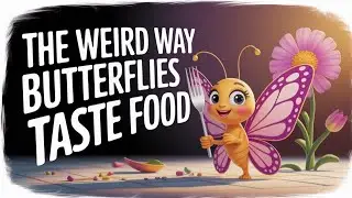 Butterflies TASTE with Their FEET?