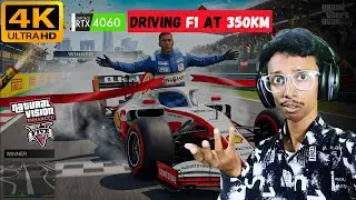 GTA 5 Enhanced Story Mode Franklin Driving F1 at 350KM/H Live Hindi