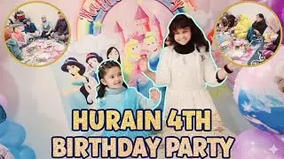 🤲 hurain ki 4th birthday party 💃😍 |char chad lg gye sabhi k aane se alhamdulilah , birthday look..