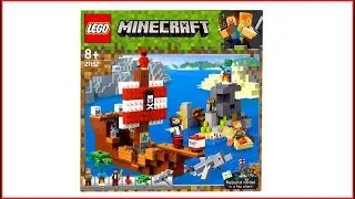 LEGO MINECRAFT 21152 Pirate Ship - Speed Build for Collecrors - Collection 57 sets