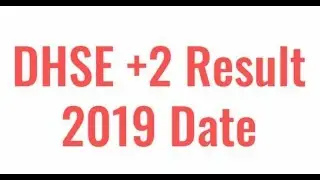 DHSE +2 Result 2019, DHSE 12th Result 2019, DHSE Plus Two Result