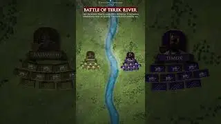 Battle of Terek River 1395 #shorts #documentary #history #fyp #mongols #kingsandgenerals