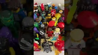 My entire Lego Ninjago Minifigure collection #ninjago #lego #legoninjago