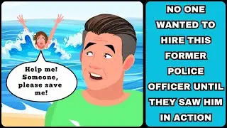 The Ex-Police Hero Saved a Lady's Life | Animated Delight Story English